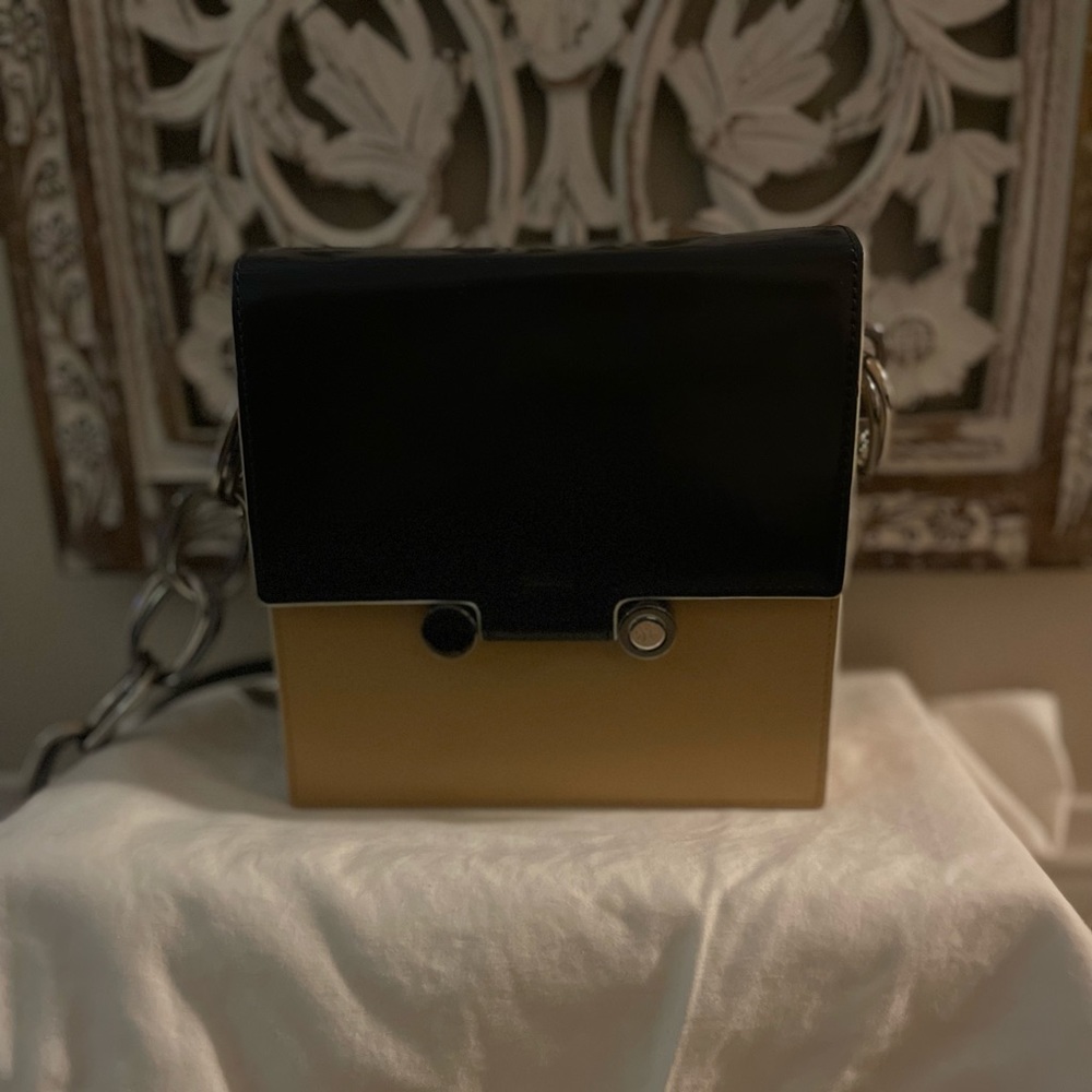 Marni Cross Body Bag- Blue and tan